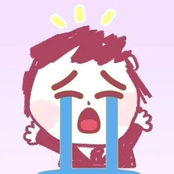 Web’s Instagram picture: a drawn face, crying